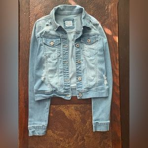 Jean Ripped Jacket